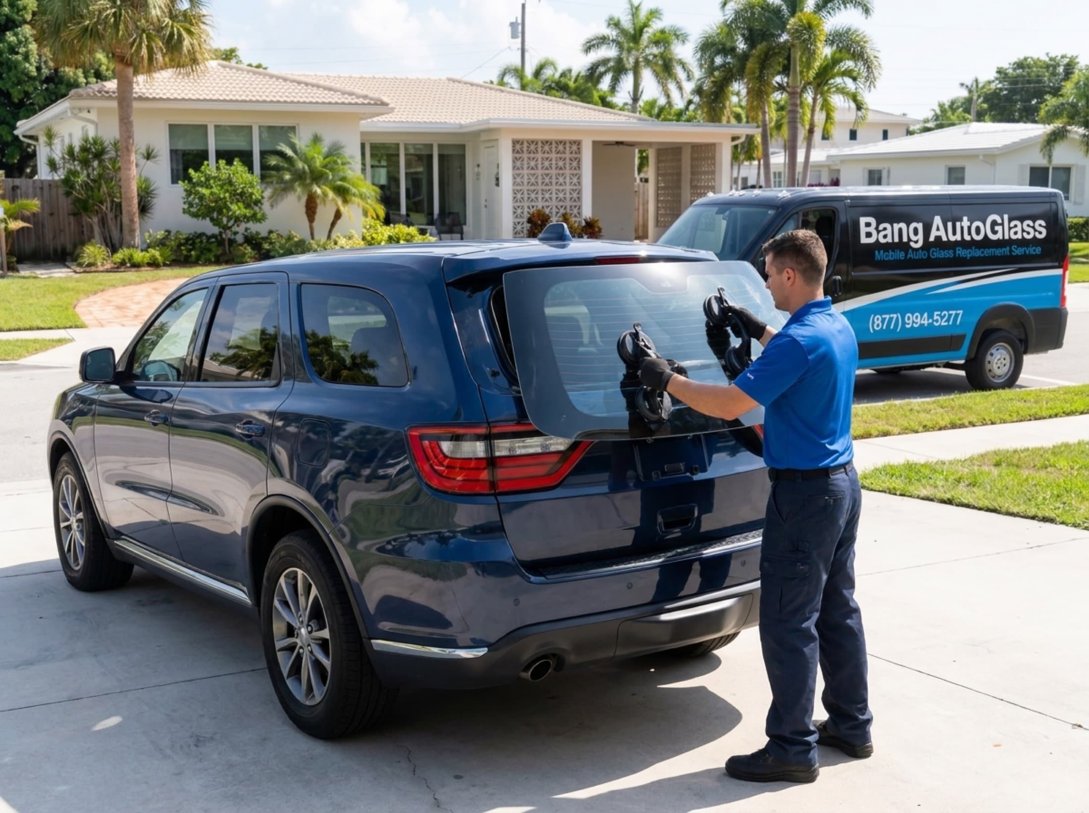 Rear Glass Replacement — Bang AutoGlass mobile service
