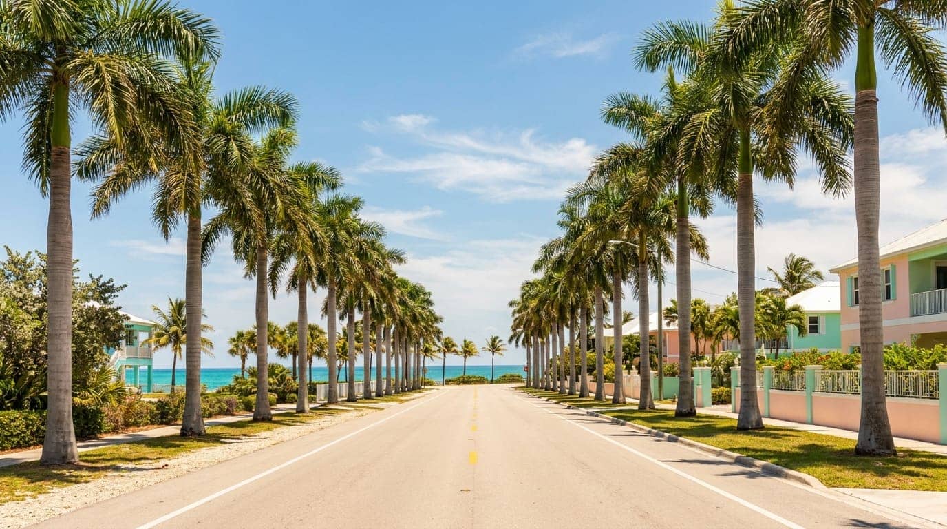 Driving through Florida in bright daylight — mobile auto glass service everywhere in the state