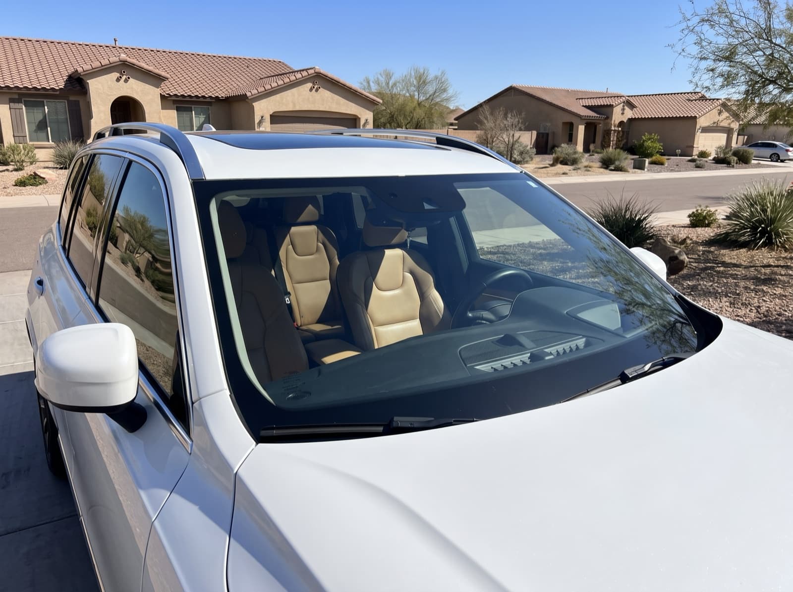Completed Bang AutoGlass mobile windshield replacement in Casa Grande, AZ