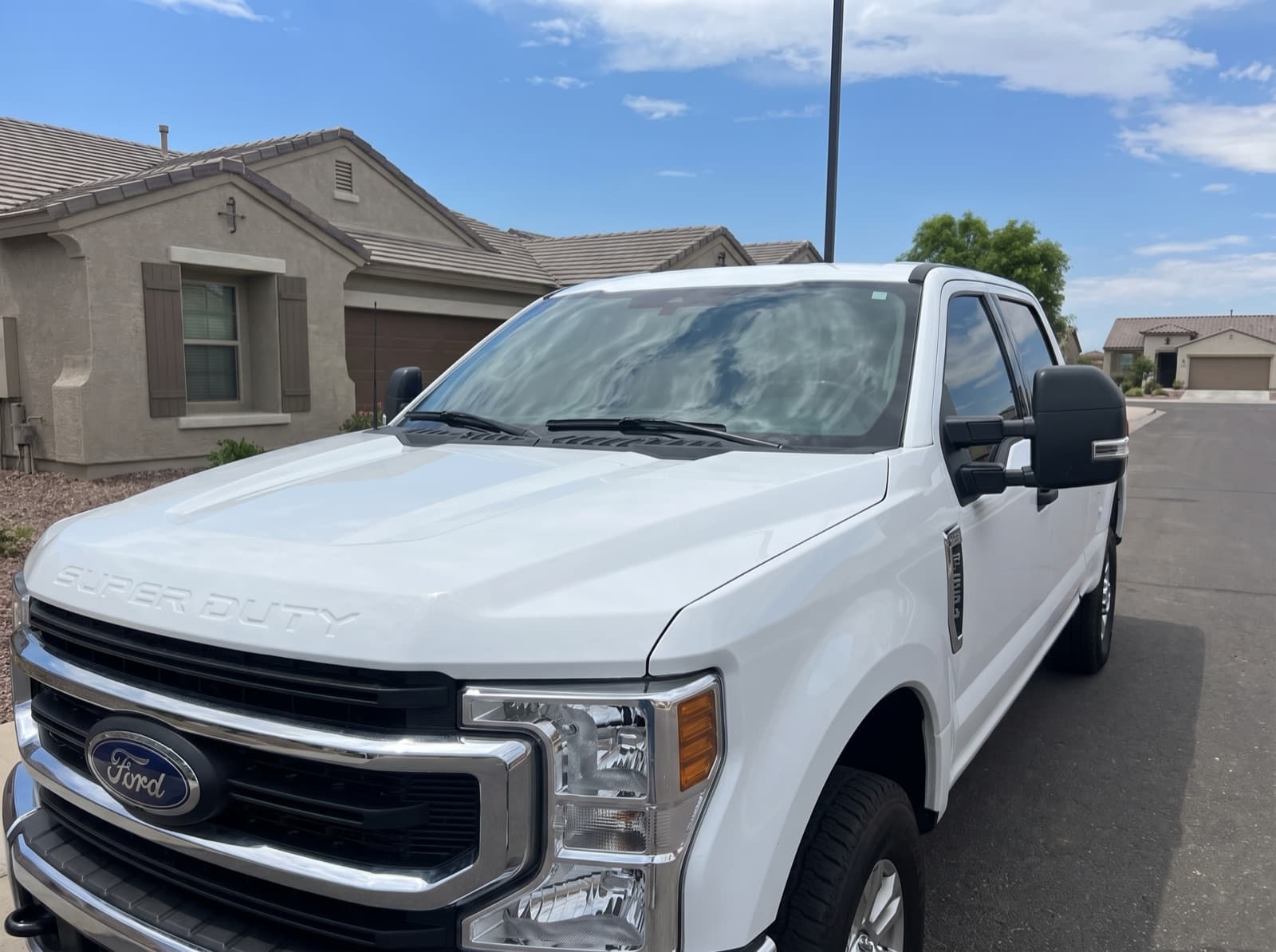 Completed Bang AutoGlass mobile windshield replacement in Florence, AZ