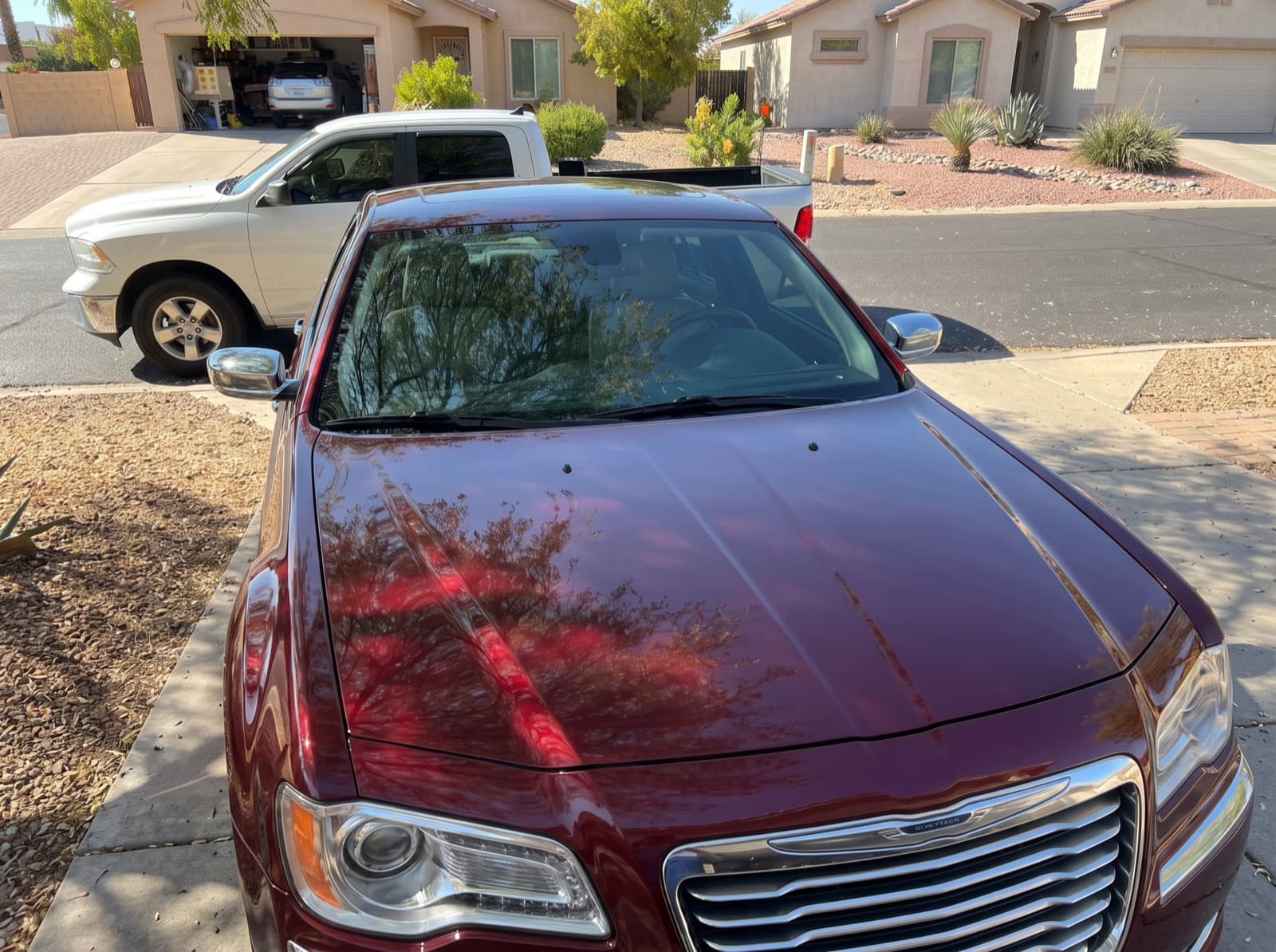 Completed Bang AutoGlass mobile windshield replacement in Fountain Hills, AZ