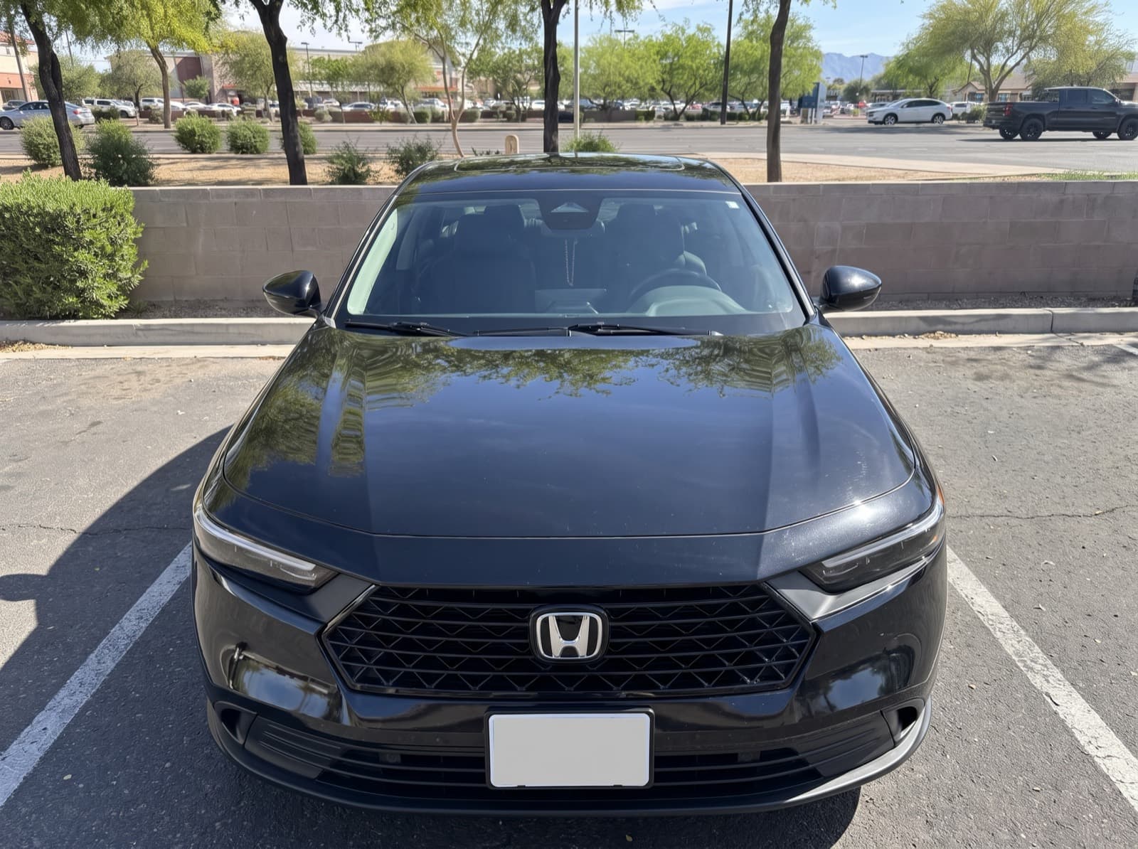 A completed Bang AutoGlass mobile windshield replacement in Laveen, AZ, in the same region we serve Phoenix from